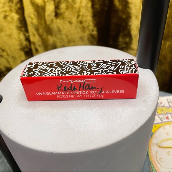 MAC Cosmetics Keith Haring x Viva Glam RED HARING Lipstick NIB - Picture 6 of 6